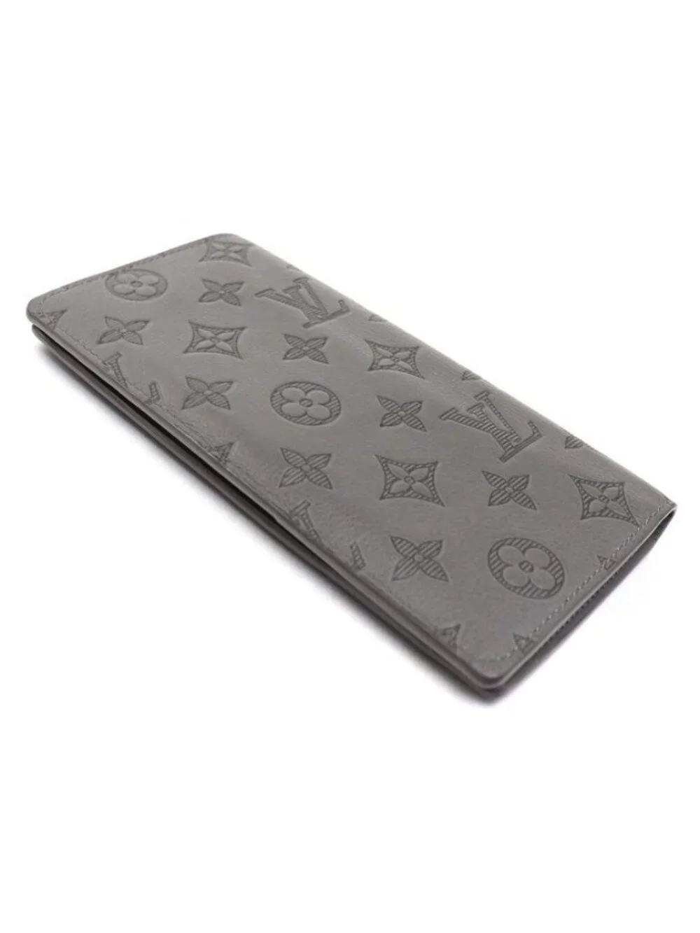 Louis Vuitton Portefeuille Brazza Wallet Monogram Shadow Gray